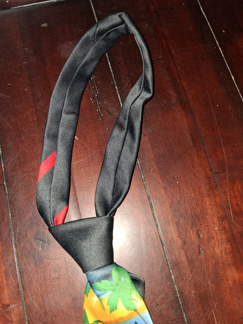 Maison Martin Margiela Multicolor Nativity Scene Silk Tie